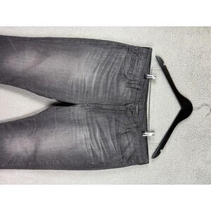 Levis 514 Jeans Mens 38x30 Gray Charcoal Wash Straight Stretch Denim Pants Men